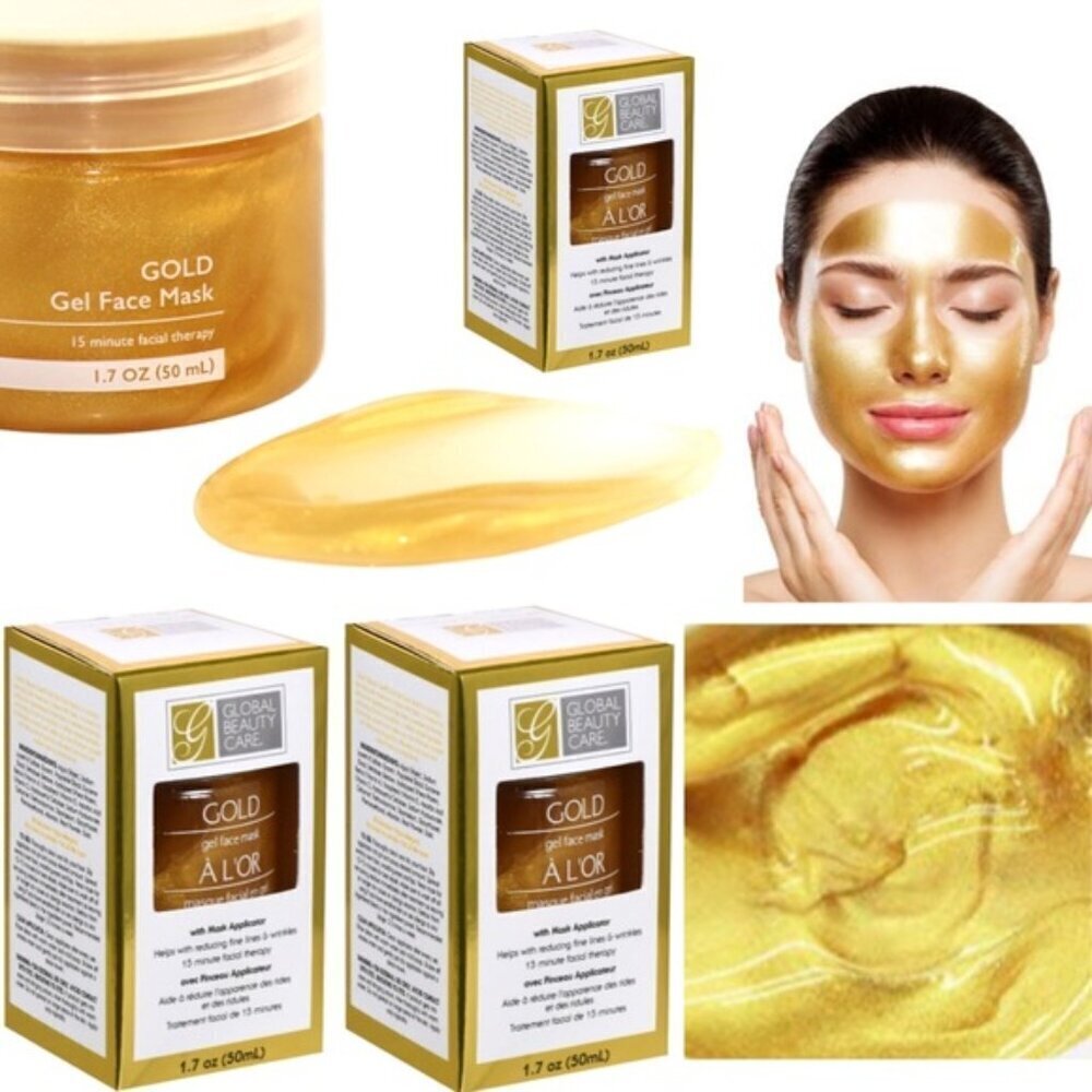 GBC Firming Gold Gel Face Mask & Applicator NIB